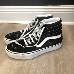 Black high top VANS